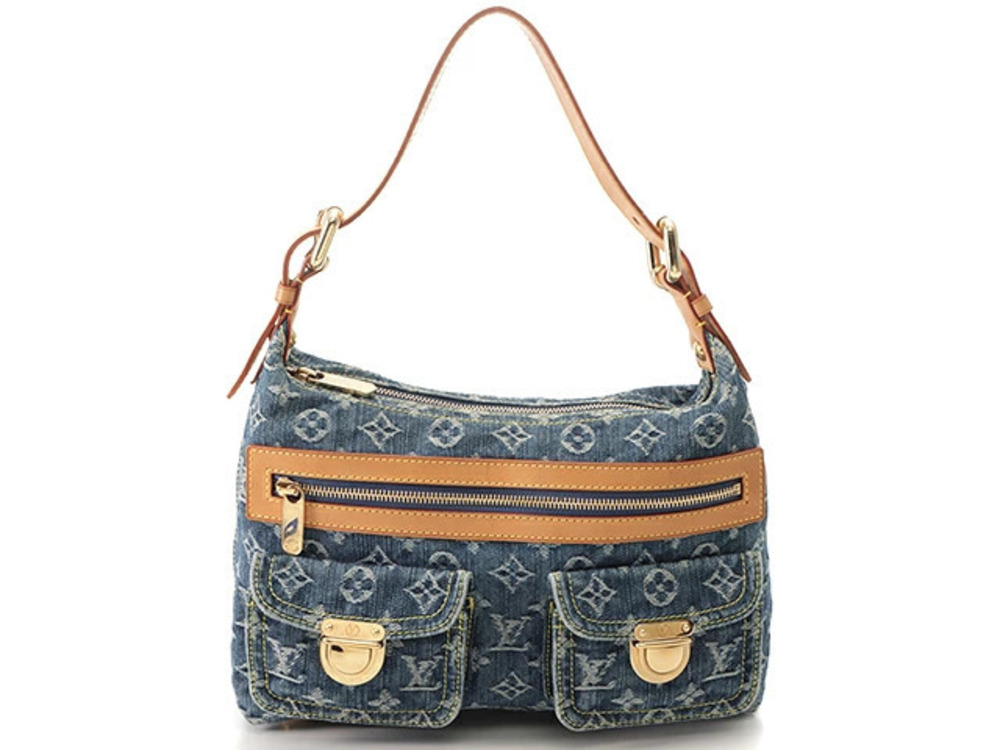 LOUIS VUITTON Baggy Mono Denim Blue